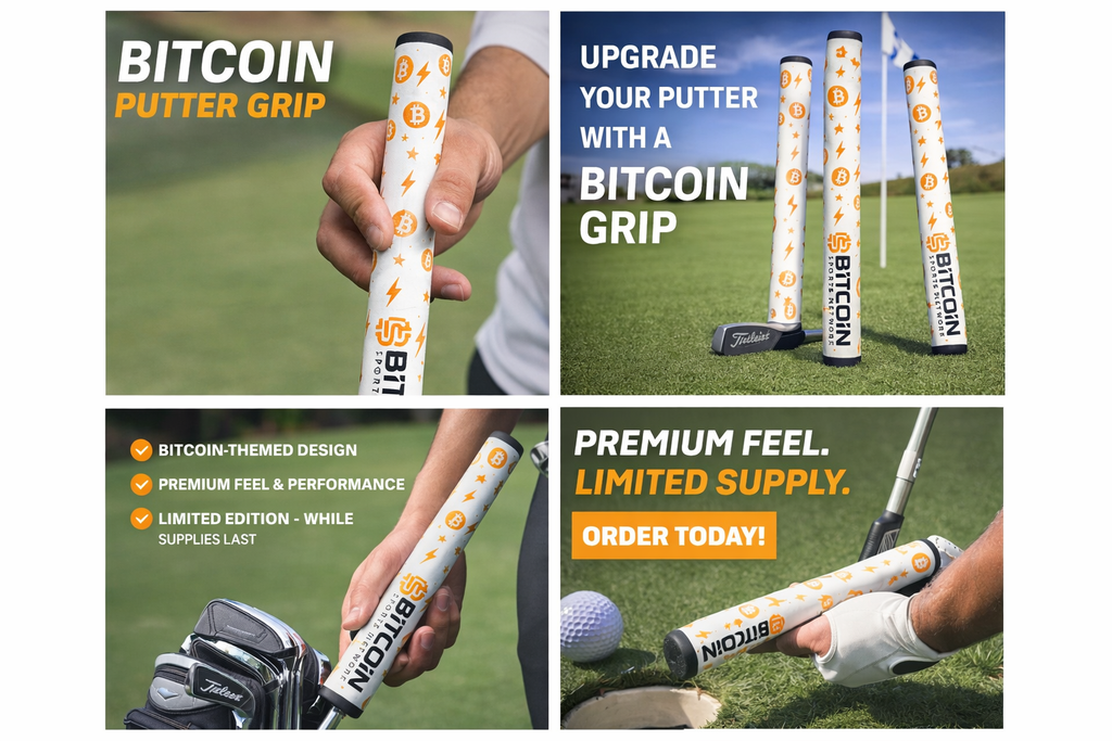 Bitcoin Sports Network Putter Grip 2.0 - In Stock