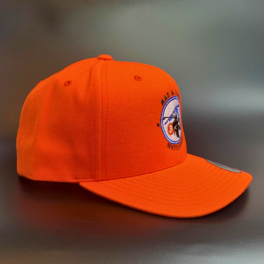 Max and Stacy Invitational 2025 Official Hat – Bright Orange